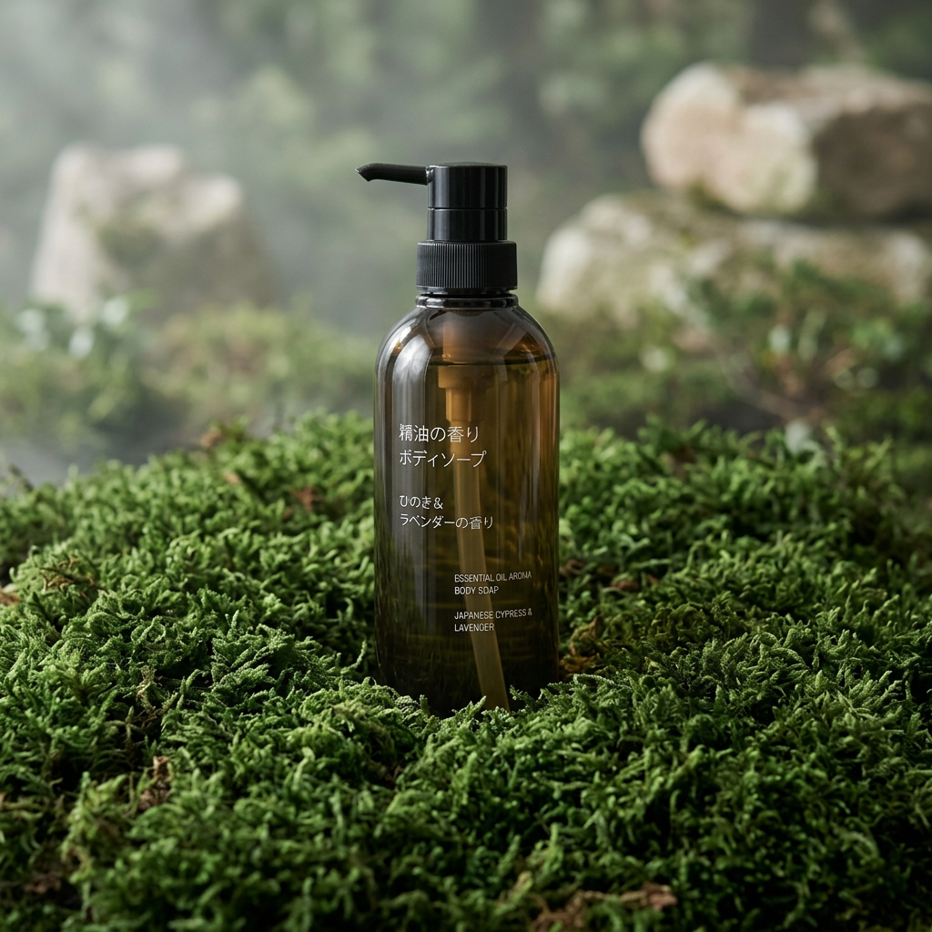 MUJI Hinoki & Lavender Body Soap / Гель для душа хиноки и лаванда