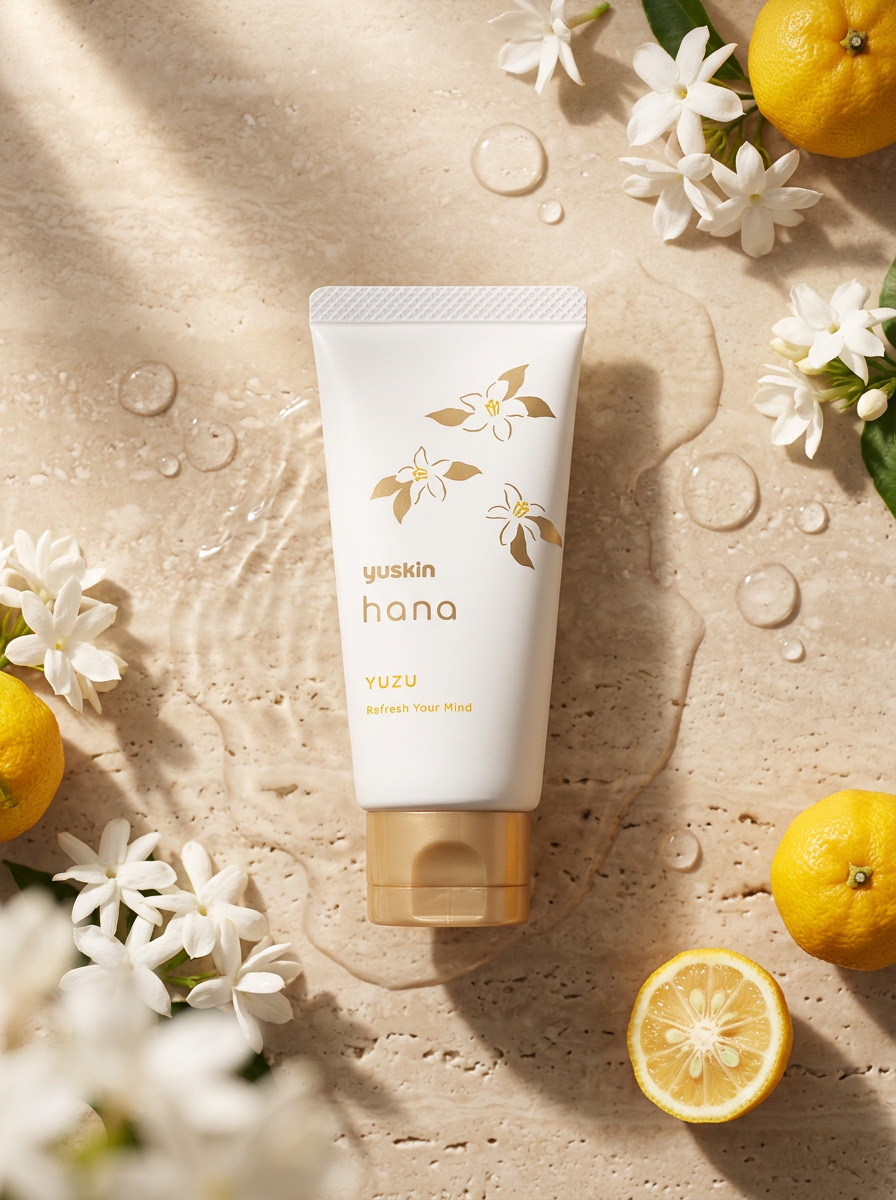 Yuskin hana Yuzu Hand Cream / Крем для рук с ароматом цветка юдзу